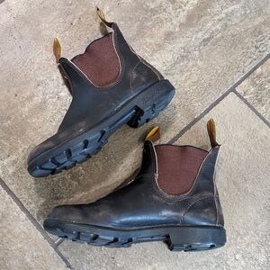 Blundstone Leather Chelsea Boots Size US Women 9 Men 7 Brown